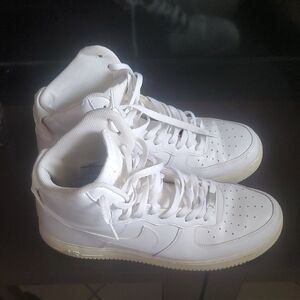 Nike White High-Top Sneakers